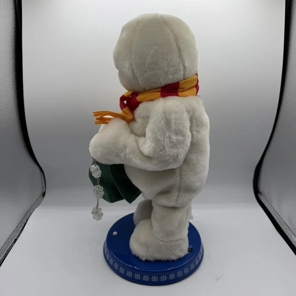 Vintage Gemmy‎ Animated Frosty the Snowman Spinning Snowflakes 17